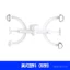 Kẹp Bướm Titration Ống Kẹp Nhựa Một Mặt Nhôm Titration Kẹp Đa Năng Titration Bàn Hỗ Trợ Bộ Kẹp Phòng Thí Nghiệm Hóa Học 3DFI