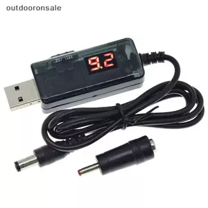 Cáp chuyển đổi tăng tốc USB 5V sang 9V / 12V với đầu nối 3,5x1,35mm FSI