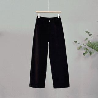 [Khuyến mãi trong thời gian có hạn] Quần ống rộng hẹp cỡ lớn Phong cách mới lưng cao ôm sát hơn Quần ống rộng dáng rộng thông thường