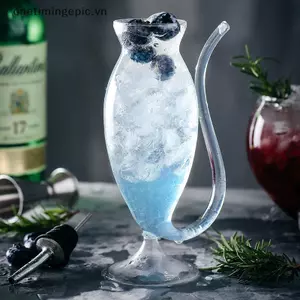 VFZ BÁN HẤP DẪN Whisky Thủy Tinh Chịu Nhiệt Nước Uống Ống Hút Cốc OTE