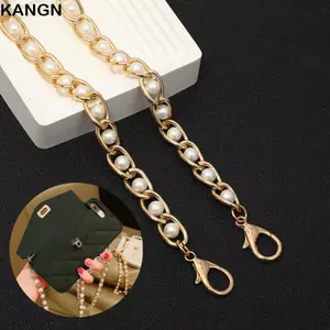 Dây chuyền hạt túi KANGN, thay thế dây đeo vai 40 / 60 / 80 / 100 / 120cm, Dây chuyền ví hợp kim kim kim loại bền