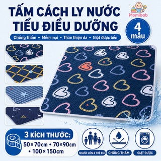 Tấm cách ly nước tiểu điều dưỡng – Chống thấm, mềm mại, thân thiện da – Giặt được, bền bỉ – Dành cho người lớn & trẻ em