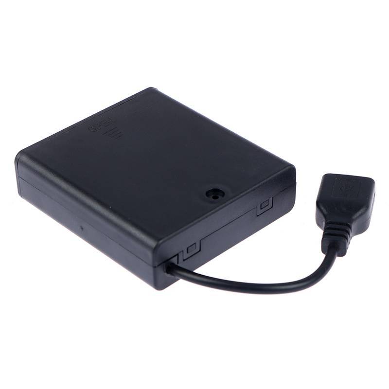 Hộp pin USB GOAY 4 X AA cho đèn LED dải 5V Bộ nguồn Mini USB VN