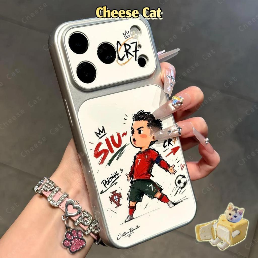 Đẹp Trai Ngôi Sao Bóng Đá Ốp Lưng Điện Thoại iPhone 17 Pro 16 Plus 15 14 11 12 13 Pro Max XR Xs Max Da Bảo Vệ