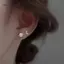 AqToCna Bông Tai Nữ Mini Đính Đá Zircon Hình Ngôi Sao Mặt Trăng Phong Cách Hàn Quốc Dễ Thương, Quà Tặng Trang Sức Thời Trang