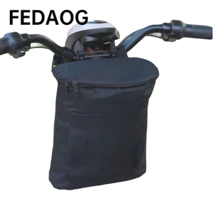 Túi Bảo Quản FEDAOG, Túi Tay Lái Chống Thấm Nước Dung Tích Lớn, Dây Kéo Vải Túi Treo Có Thể Tháo Rời Xe Máy Xe Điện