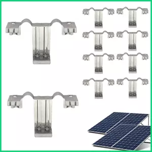 Bảng Điều Khiển Năng Lượng Mặt Trời Thoát Nước Kẹp Cạnh Gắn Tấm Năng Lượng Mặt Trời Kẹp Thoát Nước Để Chống Rỉ Bẩn Tích lũy jiwvn