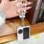 Phone Case For OPPO Find N5 Find N3 Flip N2 Flip TPU Transparent Chain Cat Heart Fold Aesthetic Korean Cute
