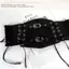 Dây đeo thắt lưng BRBRAA, Thắt lưng Corset rộng Gothic, Dây thắt lưng ren giảm béo thời trang dành cho nữ