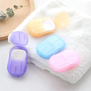 Hộp Xà Phòng Mini, hộp xà phòng du lịch 50 Miếng dùng Rửa Tay, Bỏ Túi Mang Đi Du Lịch, Công Tác, Dã Ngoại