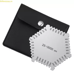 Fol Hexagon Lược màng ướt cho lớp phủ sơn Công cụ đo chính xác Máy đo độ dày sơn Đo độ dày
