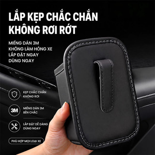 Giá đỡ cốc nước ô tô kẹp cửa ghế sau hộp đựng đồ ô tô đa năng đựng ly chai tiện lợi