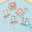 Bàn phím đồ chơi Fidget BAMBOOB, Thiết kế chín phím Nút bàn phím Móc khóa Đồ chơi, Màu sắc ngẫu nhiên di động Tự do lắp ráp Móc khóa Phong cách Đồ chơi giảm căng thẳng Đồng hành du lịch
