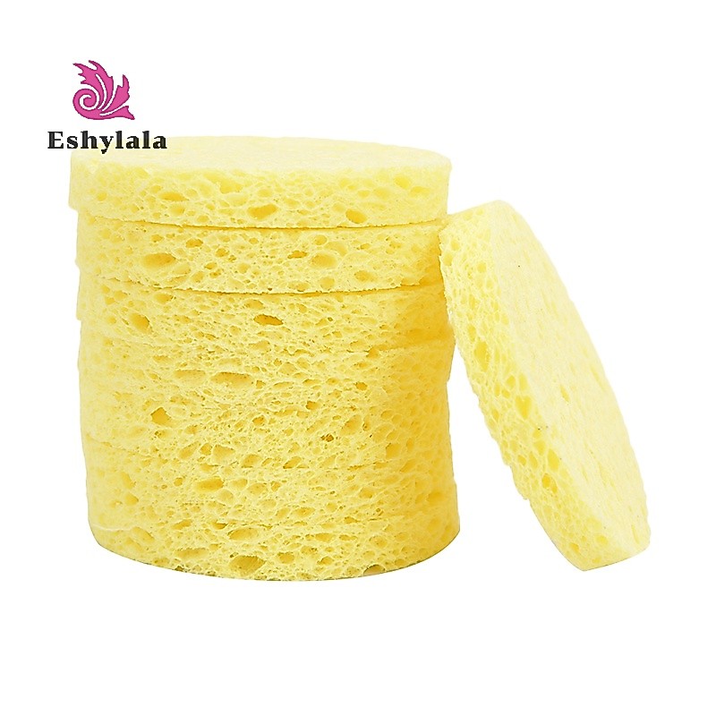 10 Miếng Bọt Biển Làm Sạch Da Mặt Mềm Mại Rửa Mặt SPA Tẩy Tế Bào Chết Chăm Sóc Da Mặt [MỚI]