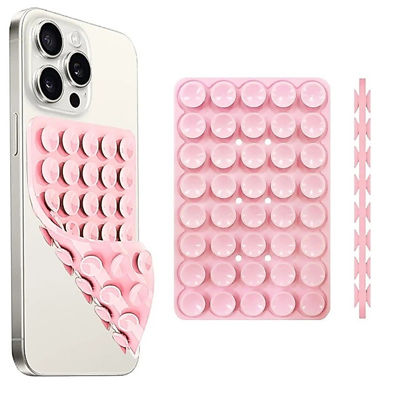 Đa Năng Hút Điện Thoại Di Động Silicon Hai Mặt 40 Ly Hút Ốp Lưng Điện Thoại Gắn Cho IPhone Và Android Vỏ Thoại Di Động Tương Thích Phụ Kiện Di Động