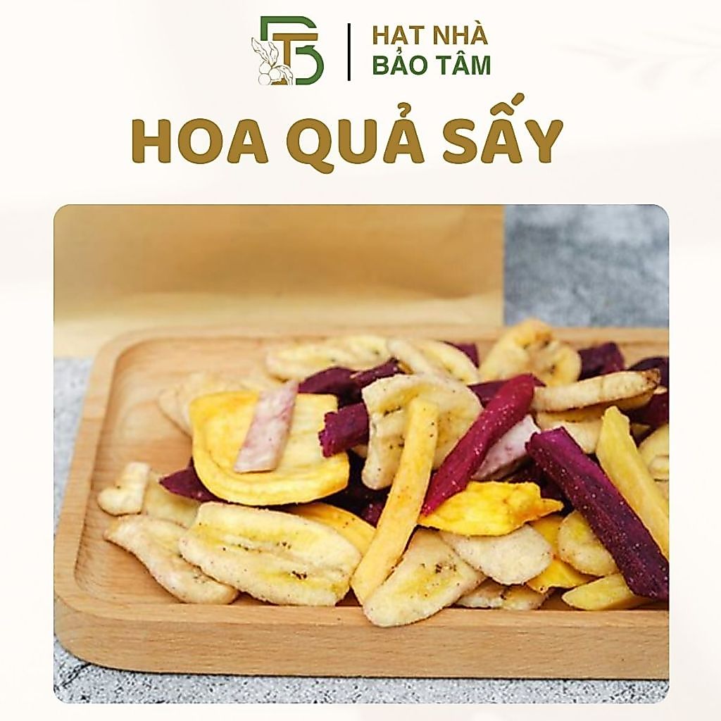 Hoa Quả Sấy Thập Cẩm Thơm Ngon Không Đường - Xưởng Hạt Dinh Dưỡng Bảo Tâm