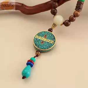 NKSFX Nepal Vòng Cổ Boho Dân Tộc Trang Sức Vintage Đảng Phật Giáo