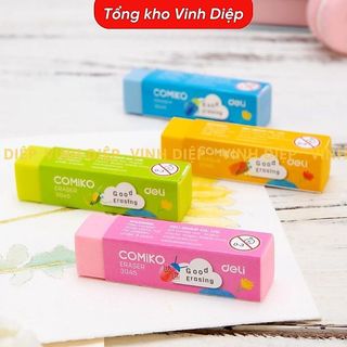 Một cục Gôm Tẩy Chì Deli - Nhiều Màu - Tẩy sạch, ít vụn, không mòn giấy H349