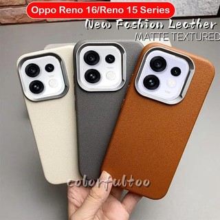 Ốp Điện Thoại Họa Tiết Da Mờ Mềm Mại Cho Oppo Reno 16 15 Pro Max 15ProMini 15F 16FS 5G Silicon TPU Bảo Vệ Ốp Lưng Chống Sốc Ốp Lưng Cho Reno16FS Reno16Pro 2026
