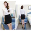 Phụ Nữ Làm Việc Bút Chì Váy Văn Phòng Nữ OL Co Giãn Bodycon Rắn Đen Váy Mini