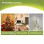 GCDHome 1 con chim nhỏ mô phỏng lông bột vàng, cây xanh, trang trí xanh sân vườn, chim nghệ thuật. Nóng