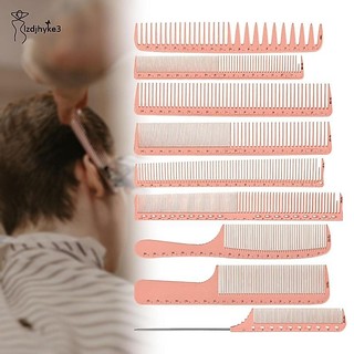 9x Lược Bộ Dụng Cụ Tạo Kiểu Tóc Lược Tạo Kiểu Tóc Mịn Cho Cửa Hàng Cắt Tóc Xoăn Ướt