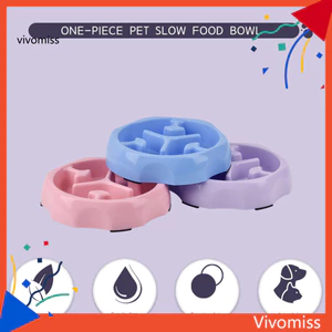 Bát ăn chậm cho chó [VM] Breed – Bát tròn chống tràn, cột ăn chậm, chống sặc, chống ăn quá nhanh, đế chống trượt, bền chắc