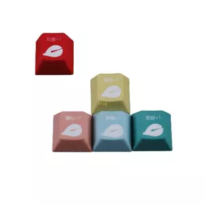 Btsg Thưởng thức gõ ổn định và thoải mái với Keycaps đánh dấu rõ ràng Thuốc nhuộm thăng hoa PBT Keycap Bộ cho MX Chìa khóa cơ