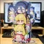 SQ11 Xanh Lưu Trữ Tấm Đứng Acrylic Saiba Midori Đứng Ký Hình Đứng Anime Để Bàn Trang Trí