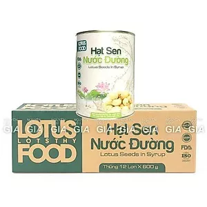 Hạt sen ngâm nước đường Lotus HFC 600g