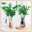 Bình hoa nhựa trong suốt B & N để trang trí nội thất Giá đỡ hoa để bàn thanh lịch cho phòng khách Trang trí máy tính để bàn văn phòng.