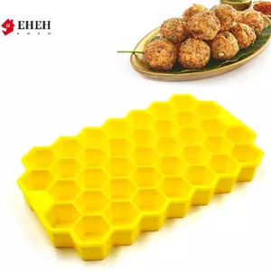37 Lưới Silicon Thịt Viên Máy Làm Cơm Bóng Lắc Thịt Viên Khuôn Cá Bóng Bò Bóng Khuôn Dụng Cụ Thịt Phụ Kiện Nhà Bếp VN