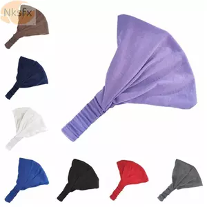 Băng đô mềm NKSFX, Băng đô rộng Polyester đa năng, Băng đô bọc đầu chống trượt thoáng khí đa năng cao cấp