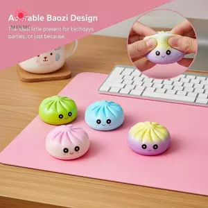 MJnmc Thư Giãn Và Lo Âu Giảm Căng Thẳng Bánh Bao Bóng Mềm Mại Phục Hồi Bóp Đồ Chơi 1 Cái Mới