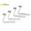 10 Cái 6 * 9mm Kẹp nút rỗng đơn đôi Kayak Paddle Snap Spring Clip Tent Pole Tube Lo Awning ic Shrapnel [MỚI]