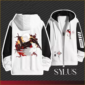Sillus Anime dây kéo Áo khoác Anime Love and Deepspace Áo khoác Unisex Top