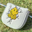 GOLF Club Cover Xé Tường Mặt Cười Câu Lạc Bộ Đầu Nam Châm Đóng Đầu Vuông Nắp Bảo Vệ Bao GOLF Tiếp Liệu