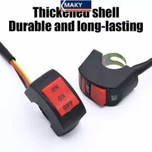MAKY Xe Máy Sửa Đổi Công Tắc Tay Lái Công Tắc Đèn Pha Led Sửa Đổi Đôi Flash Bật Tắt Nút VN