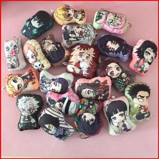 GC9 Mù Hộp Móc Khóa Demon Slayer Sang Trọng Túi Mặt Dây Chuyền Anime 10cm Móc Khóa Búp Bê Nhồi Bông Đồ Chơi Jujutsu Kaisen Móc Chìa Khóa Gi