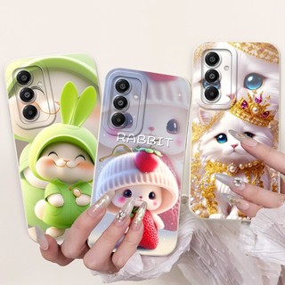 Dành Cho Samsung Galaxy A17 2025 Ốp Lưng Hoạt Hình Dễ Thương Mèo Mềm Kẹo Silicon Bảo Vệ Ống Kính Cho Samsung A17 5G SM-A176B Vỏ