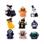 YOI Halloween Mini Nhựa Nhân Vật Nhựa Nhỏ Để Giấu Bí Ngô Ma Ám