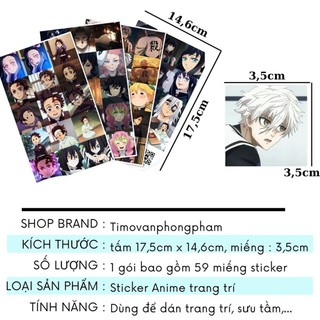 Sticker Anime Blue Lock Cute Fanmade Hình Dán Niêm Phong Gói Card Timo ST109