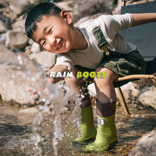Trẻ Em Ngoài Trời Có Thể Gập Lại Giày Đi Bộ Đường Dài Giày Đi Mưa Nam Nữ Cha Mẹ-Con Phong Cách Lớn Nhỏ Trẻ Em Chống Trơn Trượt Giày Chống Thấm Nước