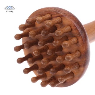 ELBBKG Gỗ Đàn Hương Gua Sha Bàn Chải Massage Cổ Vai Bụng Chân Cơ Thể Kinh Tuyến Gua Sha Máy Mát Xa Lược Gỗ Dụng Cụ Massage Mới