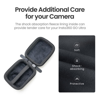 Dành cho túi đựng thân máy Insta360 GO Ultra, túi đựng máy nghe nhạc đơn cầm tay, phụ kiện máy ảnh thể thao bảo vệ