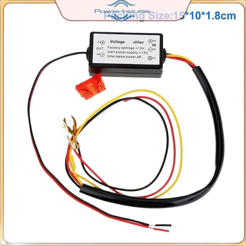 Bộ điều khiển POWER DRL Đèn LED ô tô tự động Chạy ban ngày Rơle Bộ điều khiển đèn sương mù Bật / Tắt Đèn sương mù Đèn trễ.