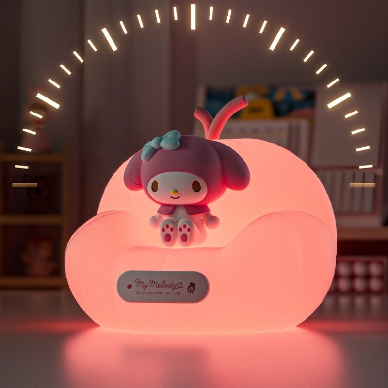 Hoạt Hình Sanrios Kitty Kawaii Phát Sáng Đám Mây Đèn Hello Kitty Đầu Giường Đèn LED Đèn Ngủ Sofa Trang Trí Quà Tặng