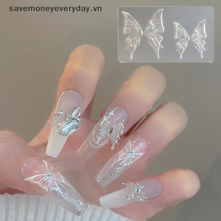[savemoneyeveryday] 1 Cái Giảm 3D Khuôn Silicon Móng Tay Nghệ Thuật Trang Trí Móng Tay DIY Mẫu Móng Tay Nghệ Thuật Nơ Móng Tay Khuôn [vn]
