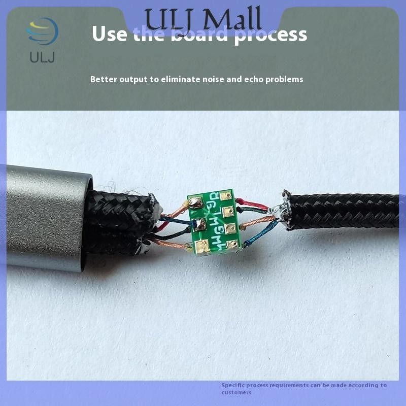 ULJ 1 Mảnh Điện Thoại Máy Tính Bảng Phụ Kiện Có Cổng USB C Chuyển Đổi Cáp Tai Nghe Micro 3.5 Mm Nam Sang Type-C Aux Bộ Chuyển Đổi Âm Thanh.