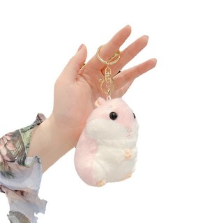Dễ Thương Hamster Sang Trọng Đồ Chơi Búp Bê Học Túi Mặt Dây Chuyền Hamster Nhỏ Móc Chìa Khóa Cô Gái Quà Tặng Móc Khóa Búp Bê 7WRH